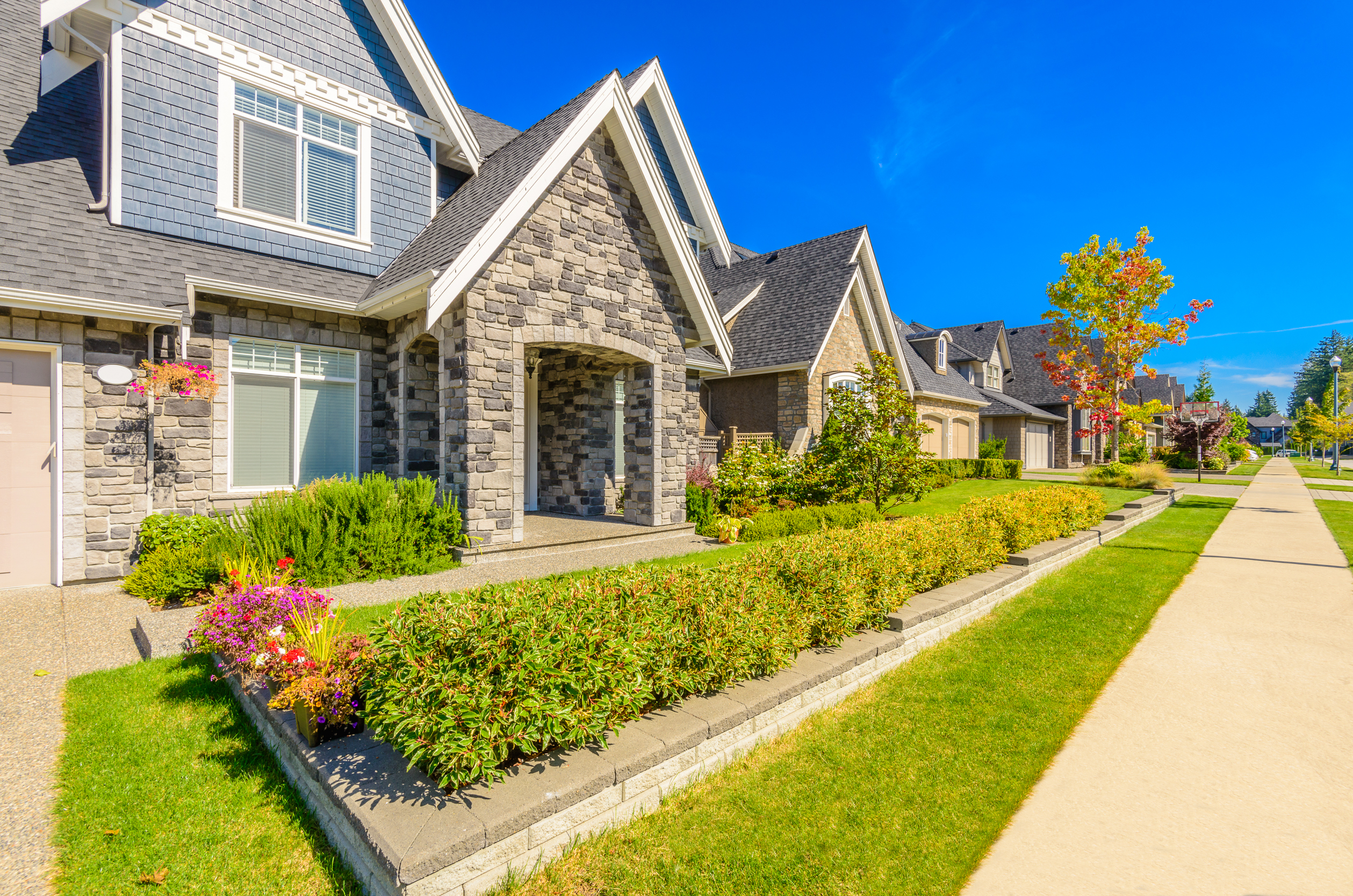 House in an HOA neighborhood